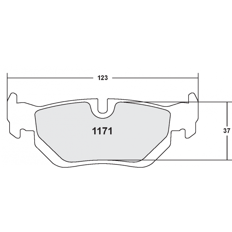 Sprint / medium distance compound with good bite. Race brake pads - PFC