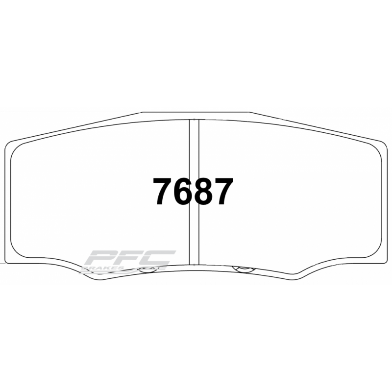 Sprint / medium distance compound with good bite. Race brake pads - PFC