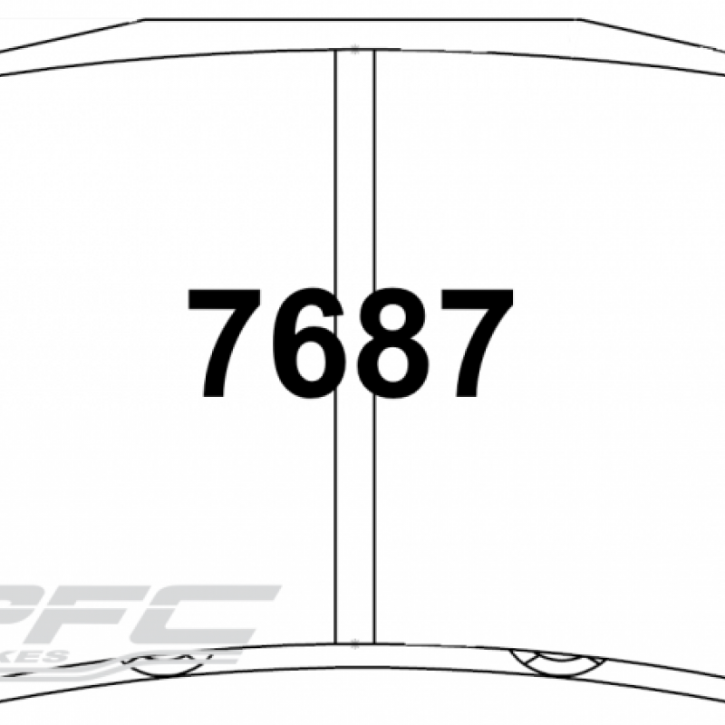 Sprint / medium distance compound with good bite. Race brake pads - PFC