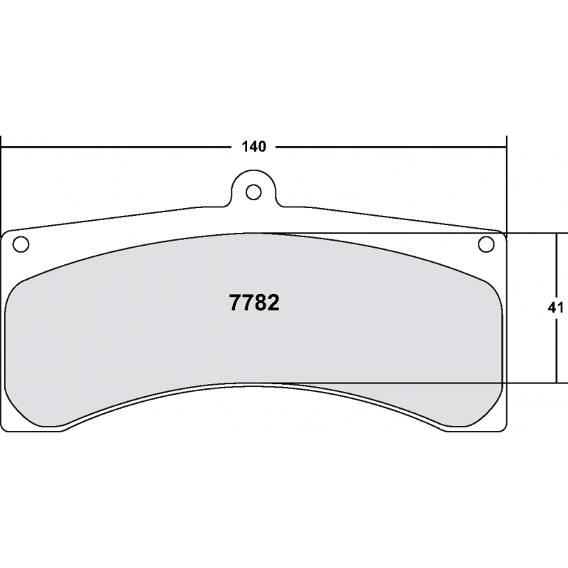 Sprint / medium distance compound with good bite. Race brake pads - PFC