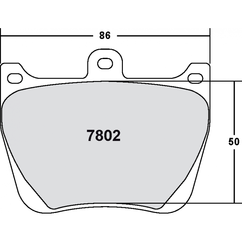 Sprint / medium distance compound with good bite. Race brake pads - PFC