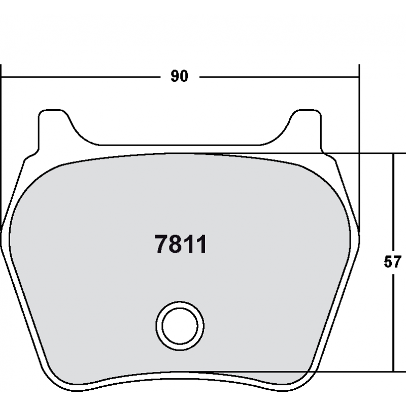 Sprint / medium distance compound with good bite. Race brake pads - PFC