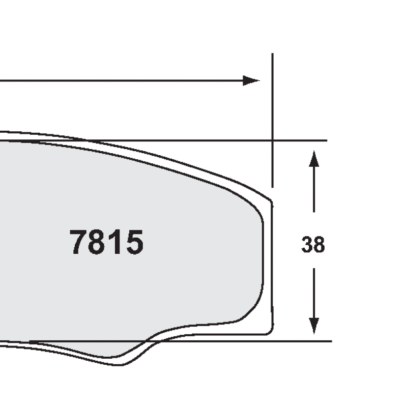 Sprint / medium distance compound with good bite. Race brake pads - PFC