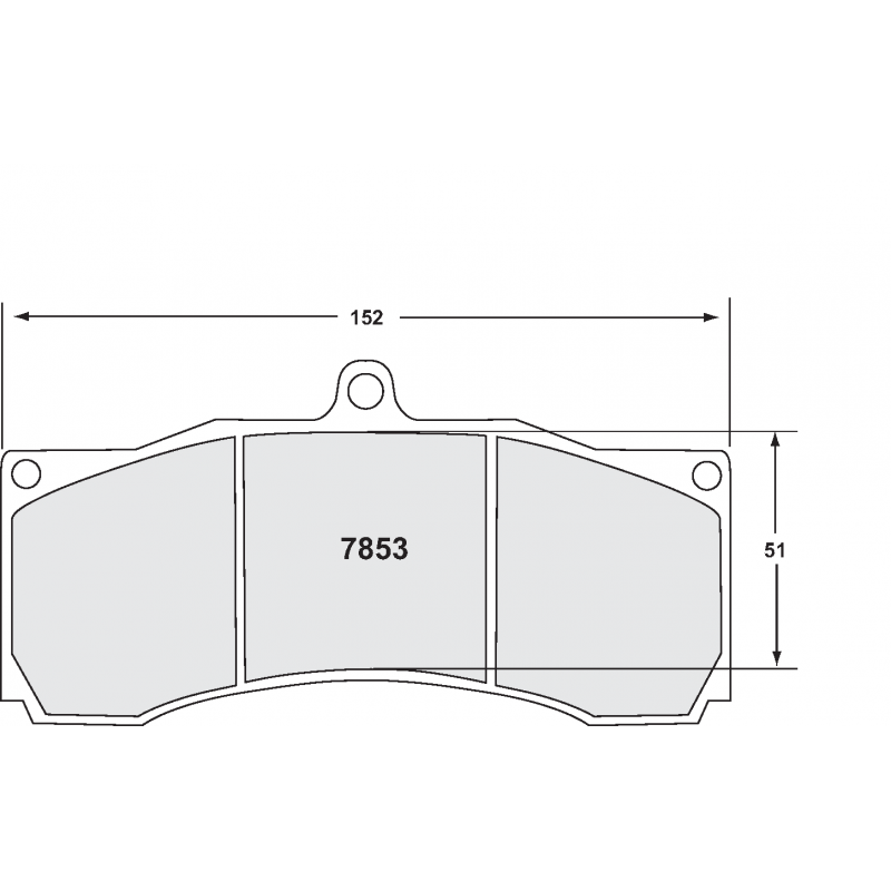 Sprint / medium distance compound with good bite. Race brake pads - PFC