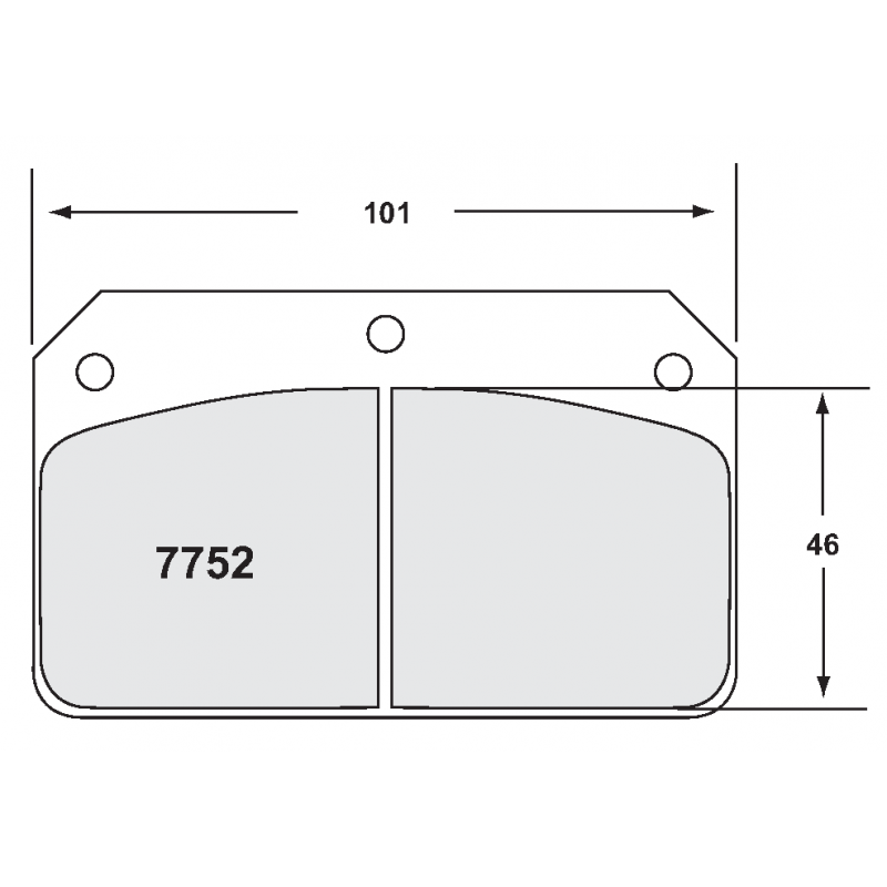 Sprint / medium distance compound with good bite. Race brake pads - Radical SR3 f/r pads