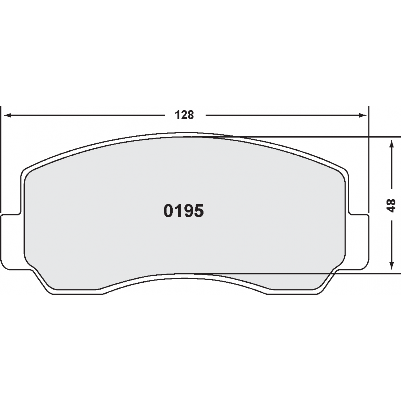 Sprint / medium distance compound with smooth bite. Race brake pads - Asia Motors / Mazda / Mitsubishi / Toyota