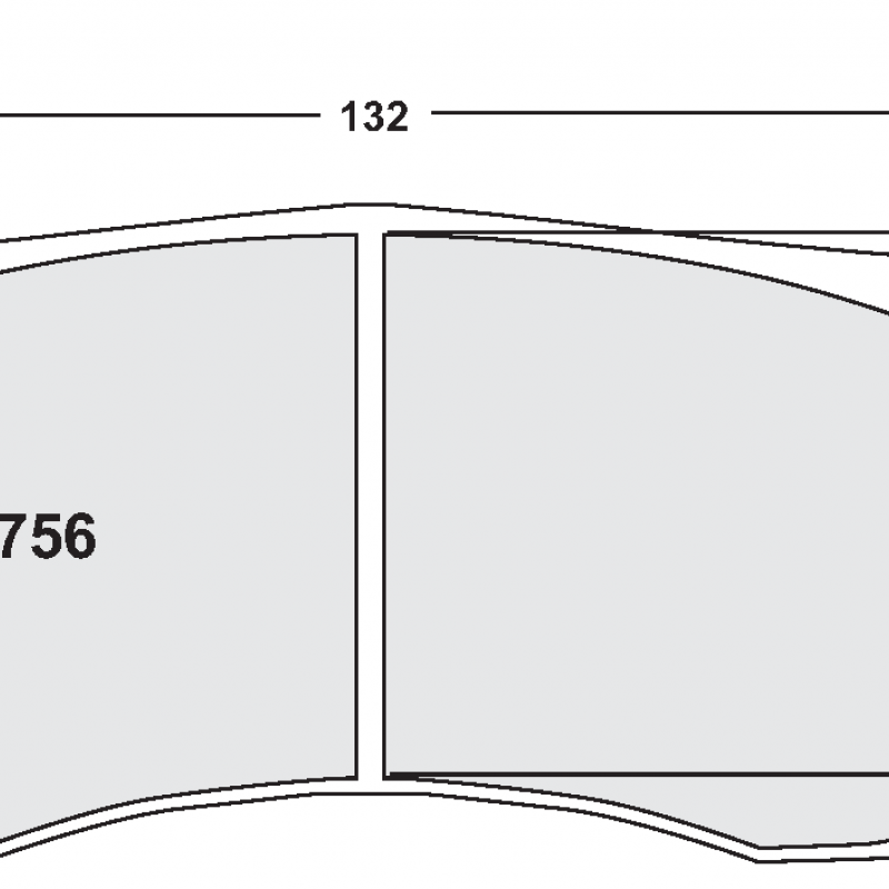 Sprint / medium distance compound with smooth bite. Race brake pads - Contact PFC for pad details