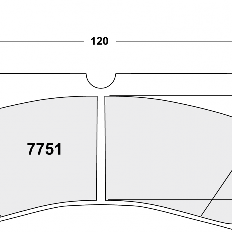 Sprint / medium distance compound with smooth bite. Race brake pads - Ford / Opel rally pad