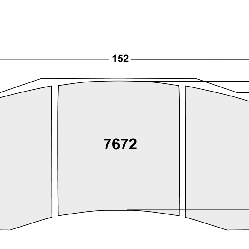 Sprint / medium distance compound with smooth bite. Race brake pads - Pad for Alcon 6-piston Advantage caliper
