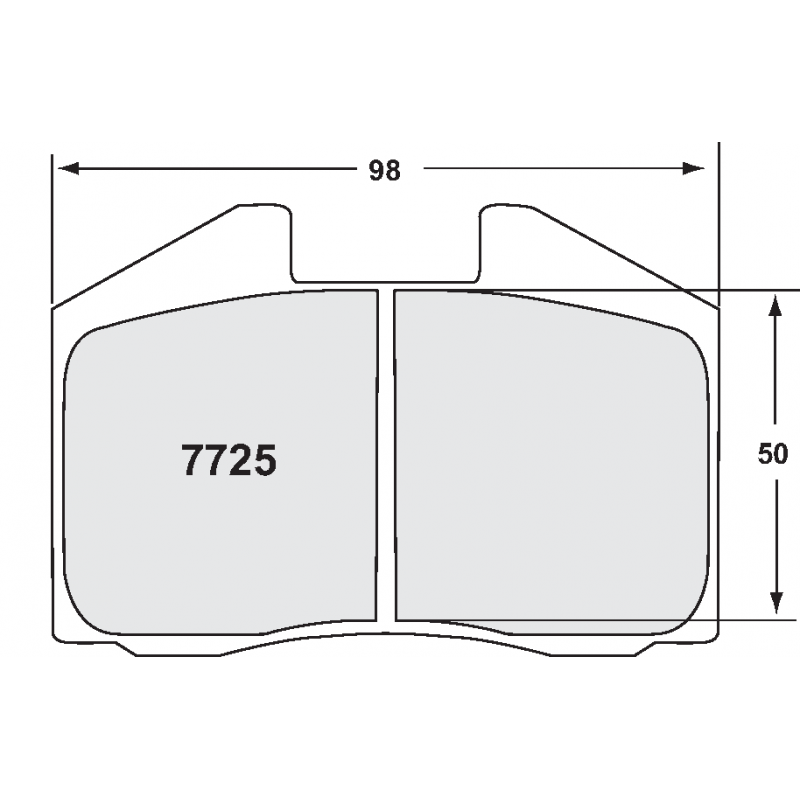 Sprint / medium distance compound with smooth bite. Race brake pads - PFC