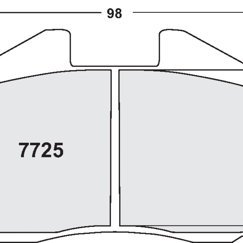 Sprint / medium distance compound with smooth bite. Race brake pads - PFC