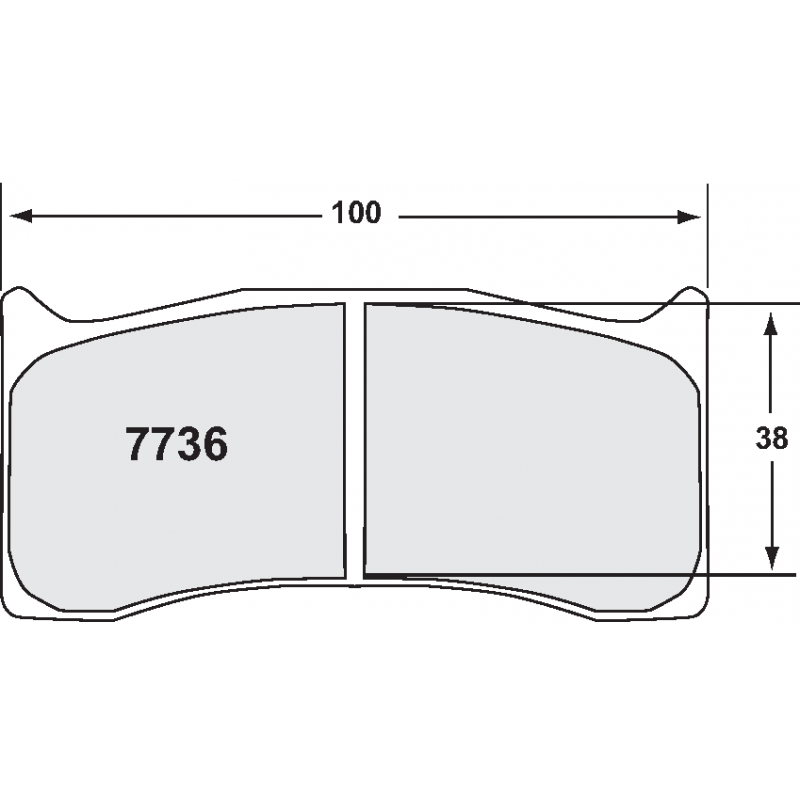 Sprint / medium distance compound with smooth bite. Race brake pads - PFC