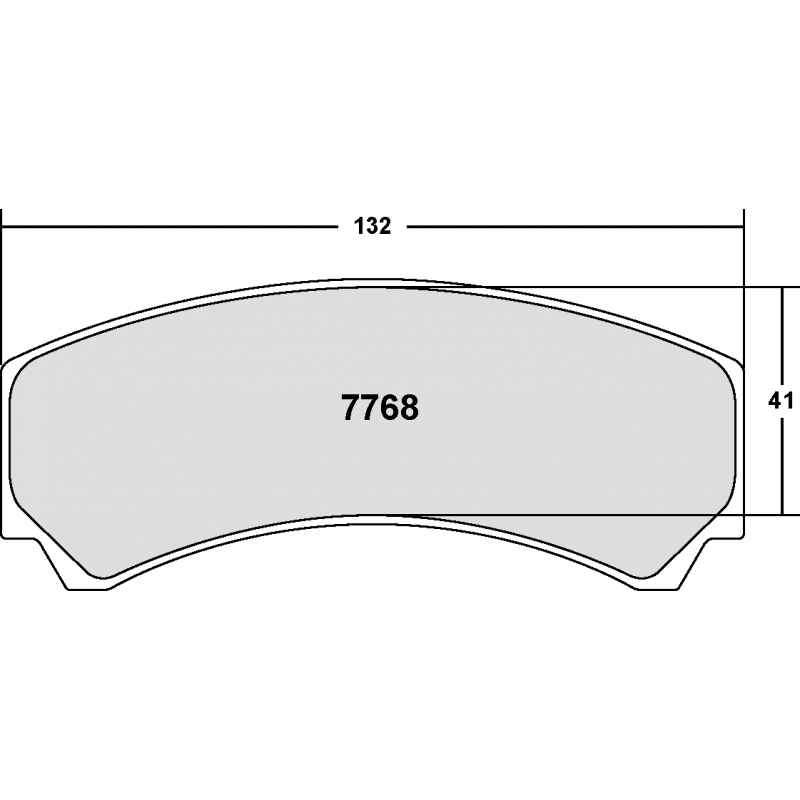 Sprint / medium distance compound with smooth bite. Race brake pads - PFC