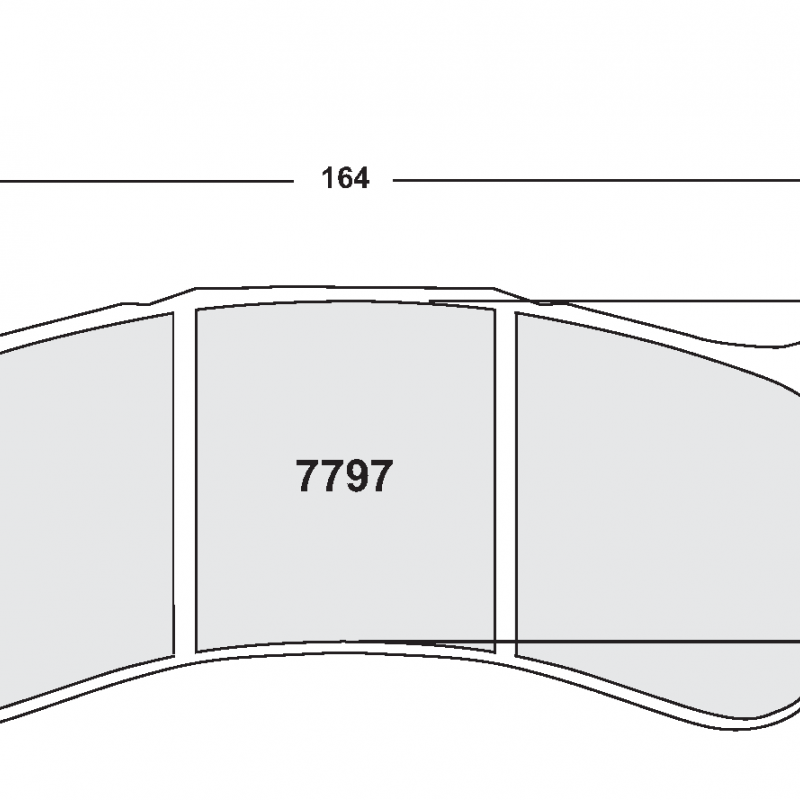 Sprint / semi-endurance compound. Race brake pads - Aston Martin / Audi / Dodge / Ferrari / Ginetta / Hyundai Elantra N TCR / i30 N TCR / Veloster TCR / Lamborghini / Maserati / Mercedes /  Porsche / Saleen