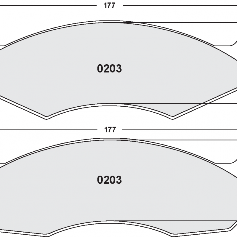 Street brake pads - AMC / Jeep / Hummer Front / Rear