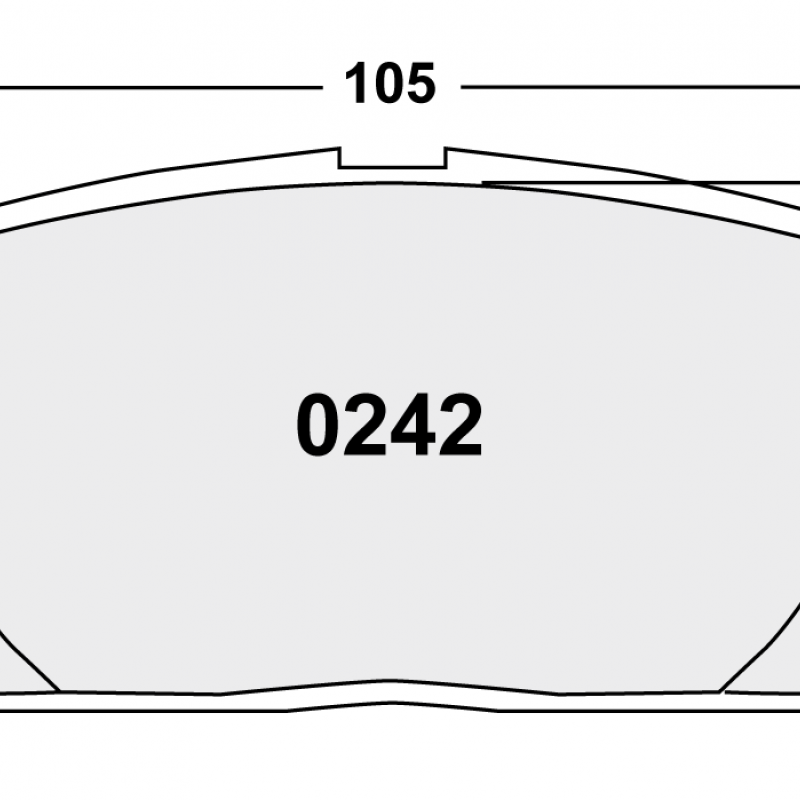 Street brake pads - Chevrolet / Toyota front brake pad Street brake pads - Chevrolet / Toyota front brake pad