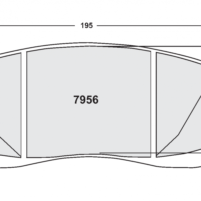 Street brake pads - For ZR56 caliper