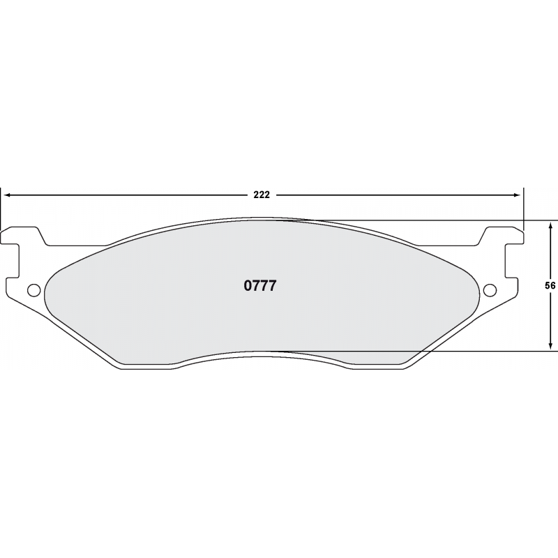 Street brake pads - Ford F450 / F550 Super Duty F/R