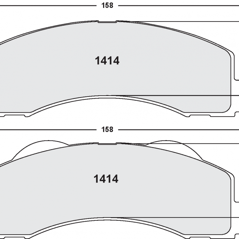 Street brake pads - Ford / Lincoln front brake pad