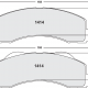 Street brake pads - Ford / Lincoln front brake pad
