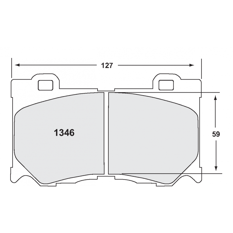Street brake pads - Nissan 370Z front pad