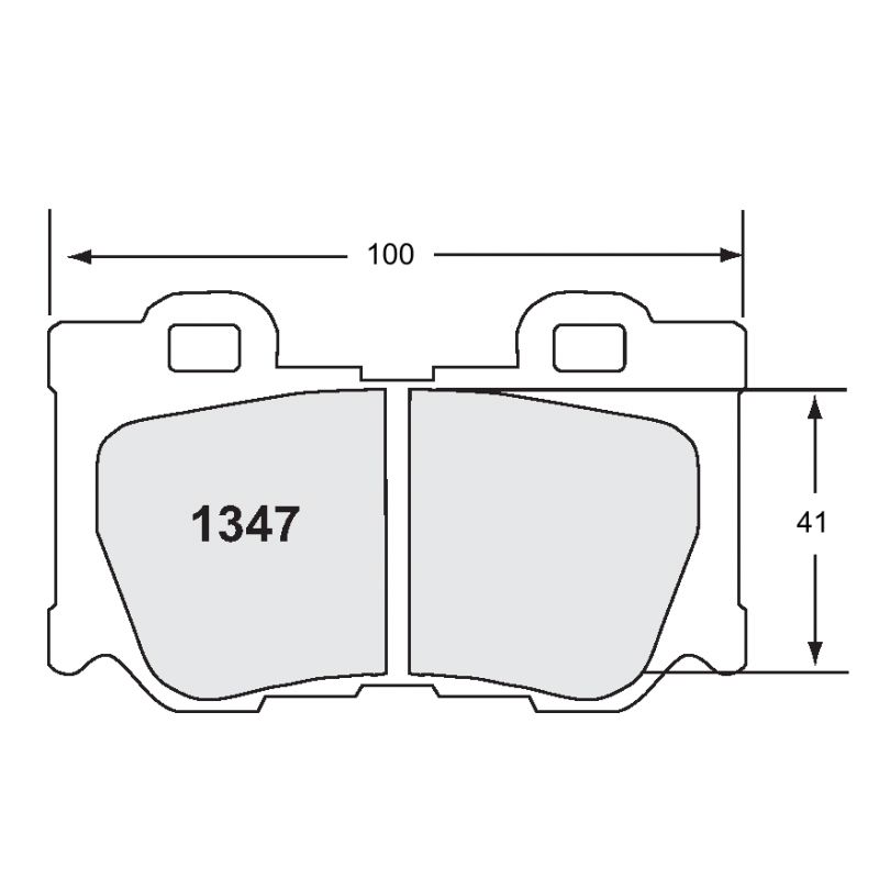 Street brake pads - Nissan 370Z rear pad