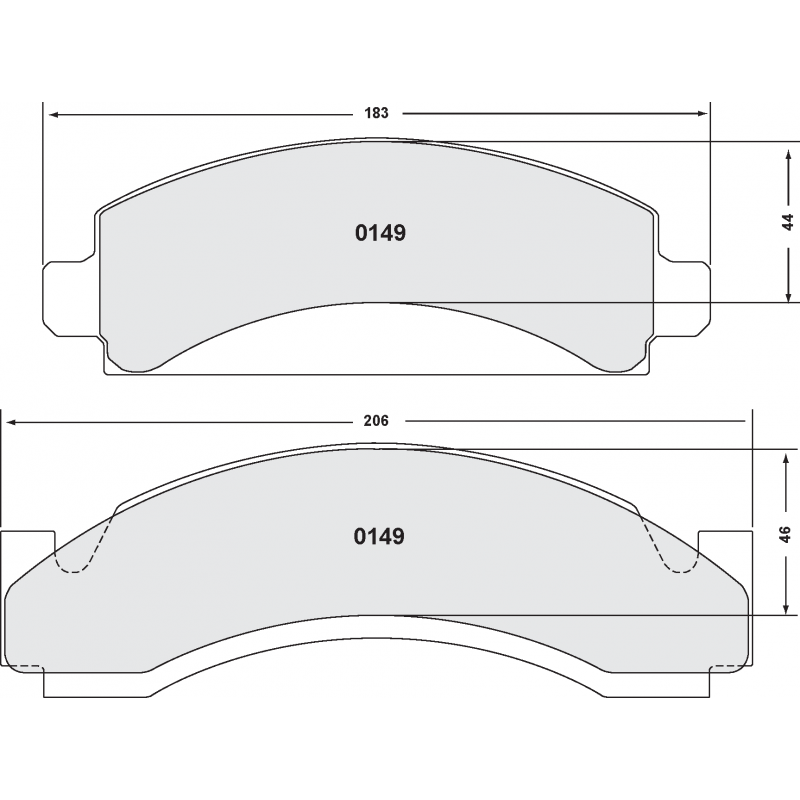 Street brake pads - PFC