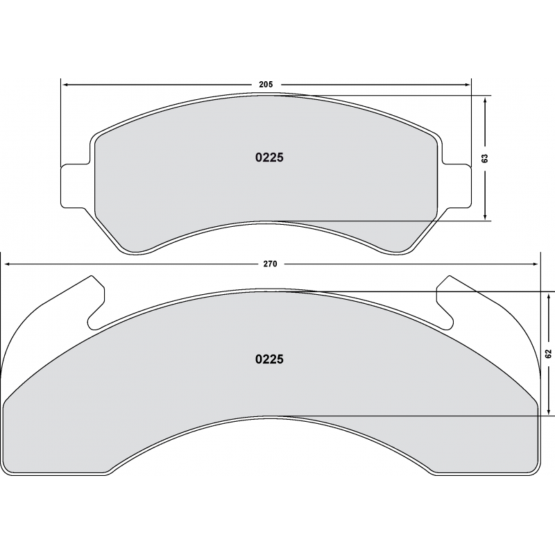 Street brake pads - PFC