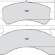 Street brake pads - PFC Street brake pads - PFC