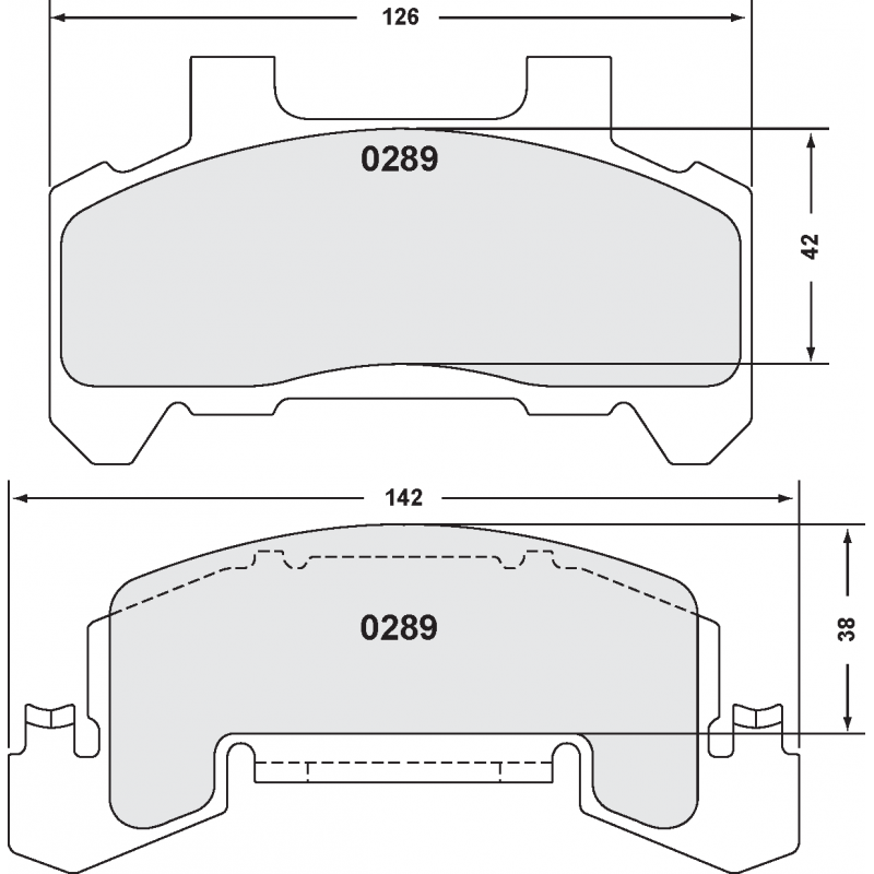 Street brake pads - PFC