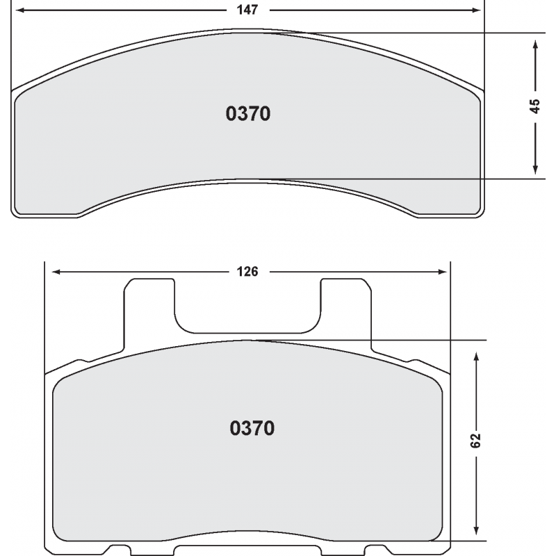 Street brake pads - PFC