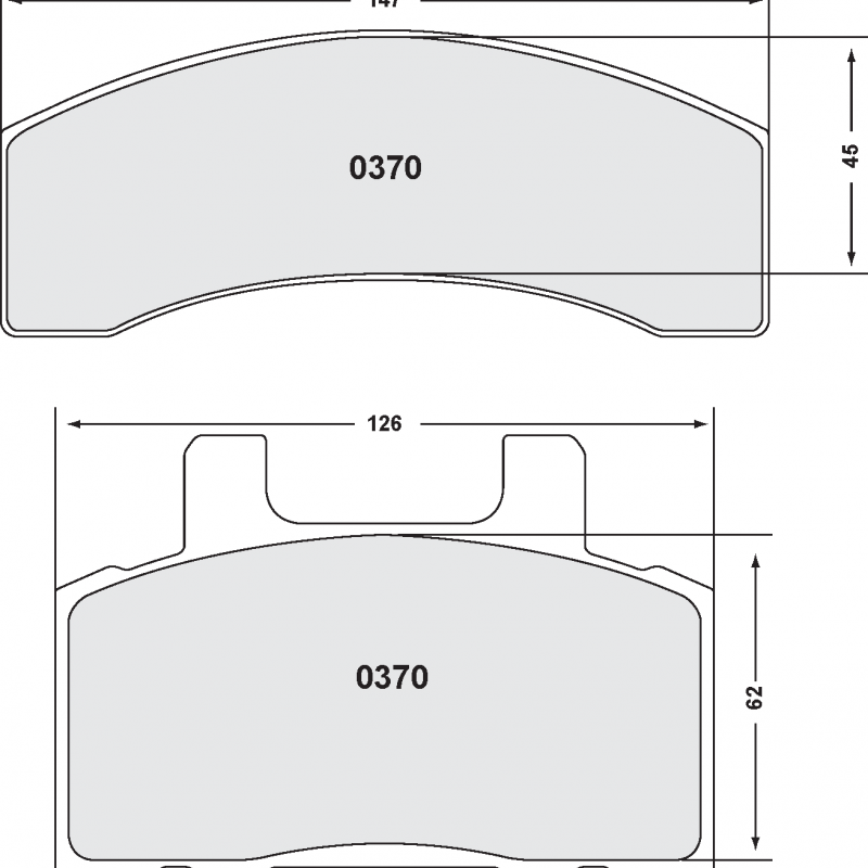 Street brake pads - PFC