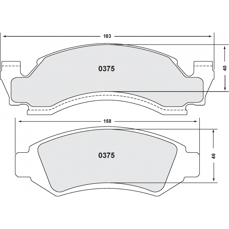 Street brake pads - PFC