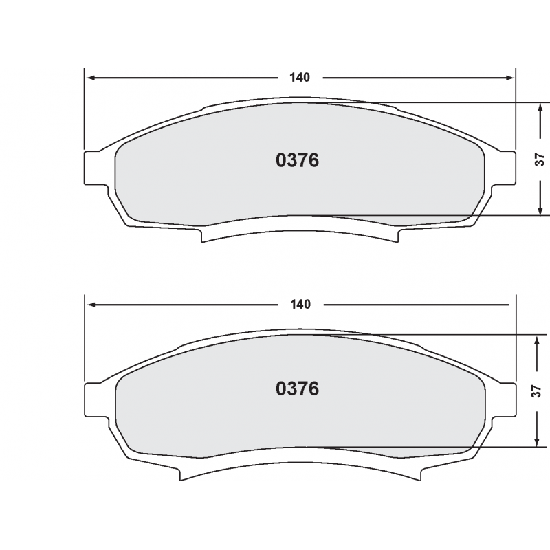 Street brake pads - PFC