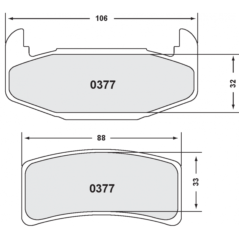 Street brake pads - PFC