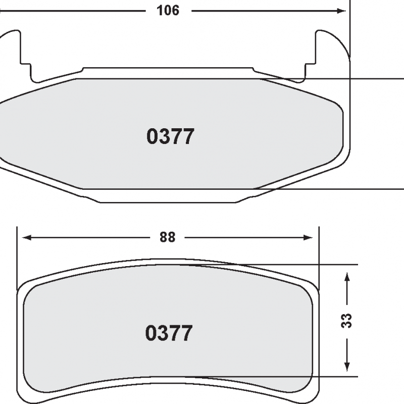 Street brake pads - PFC