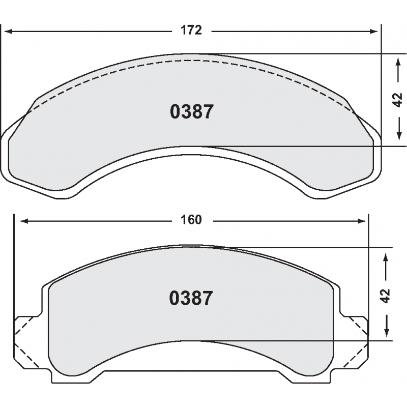 Street brake pads - PFC