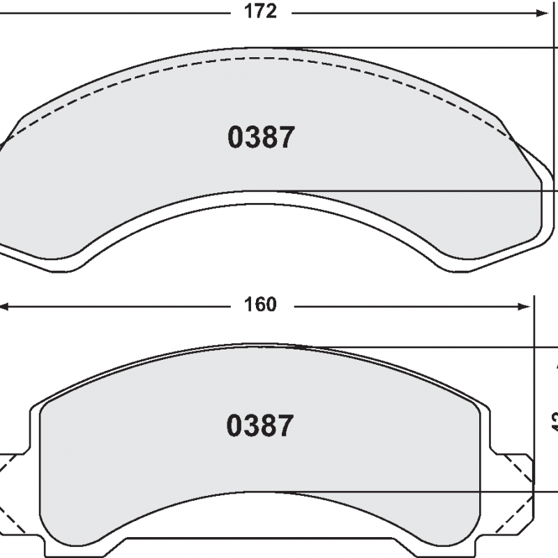 Street brake pads - PFC