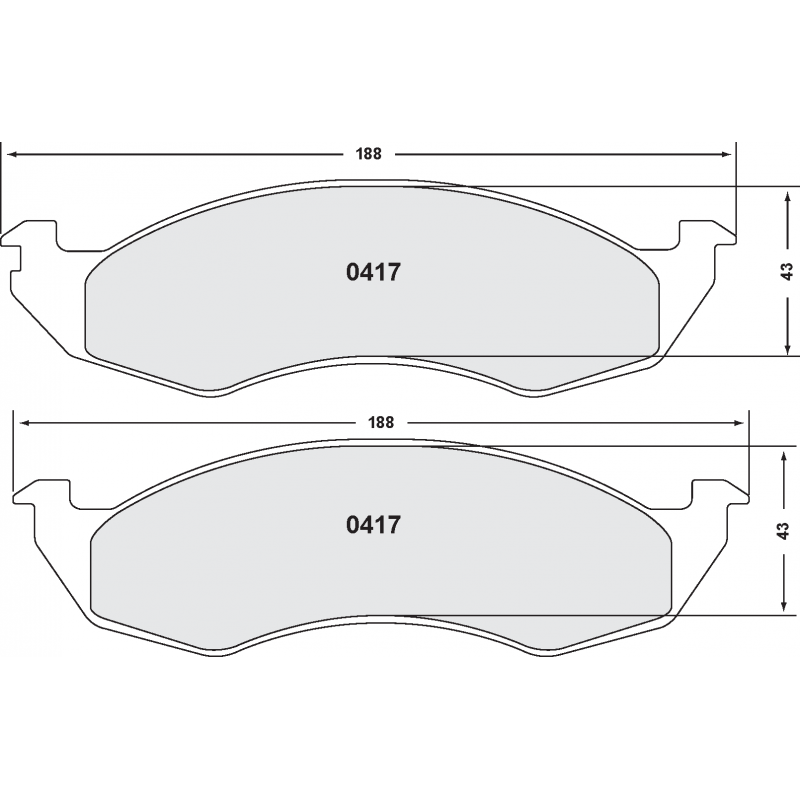 Street brake pads - PFC