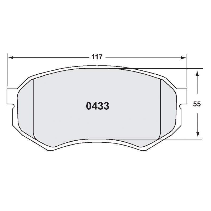 Street brake pads - PFC