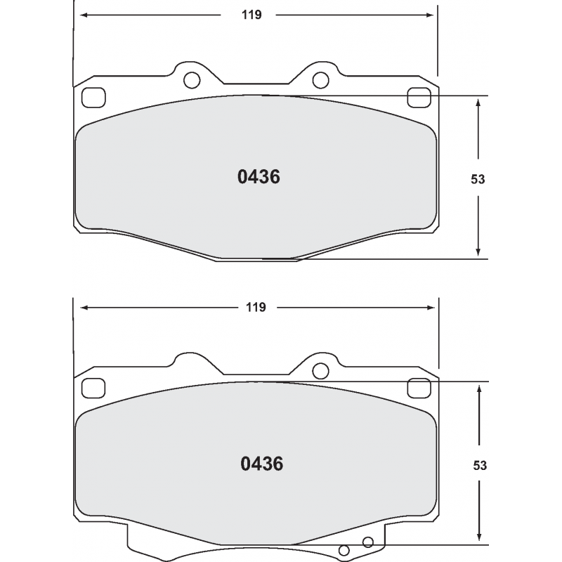 Street brake pads - PFC