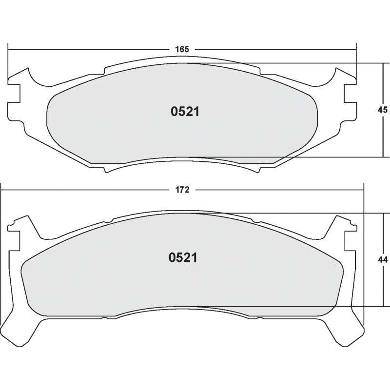 Street brake pads - PFC