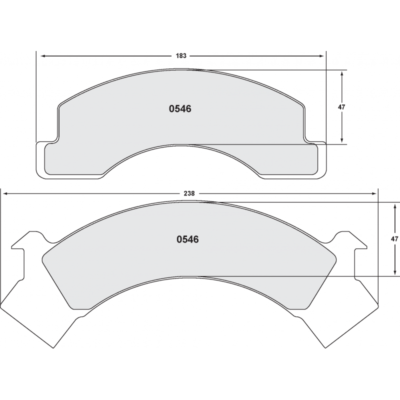Street brake pads - PFC