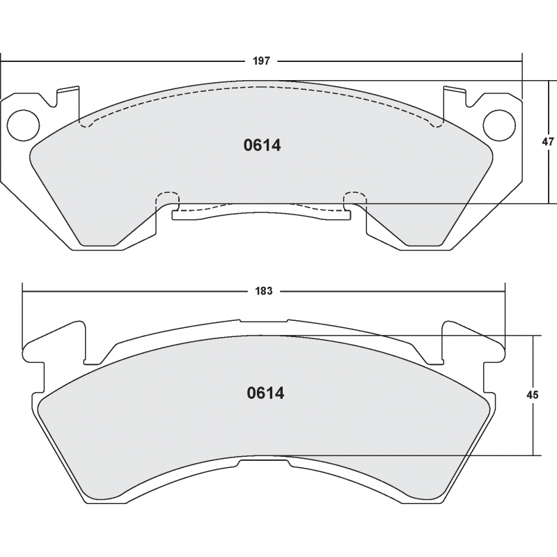 Street brake pads - PFC