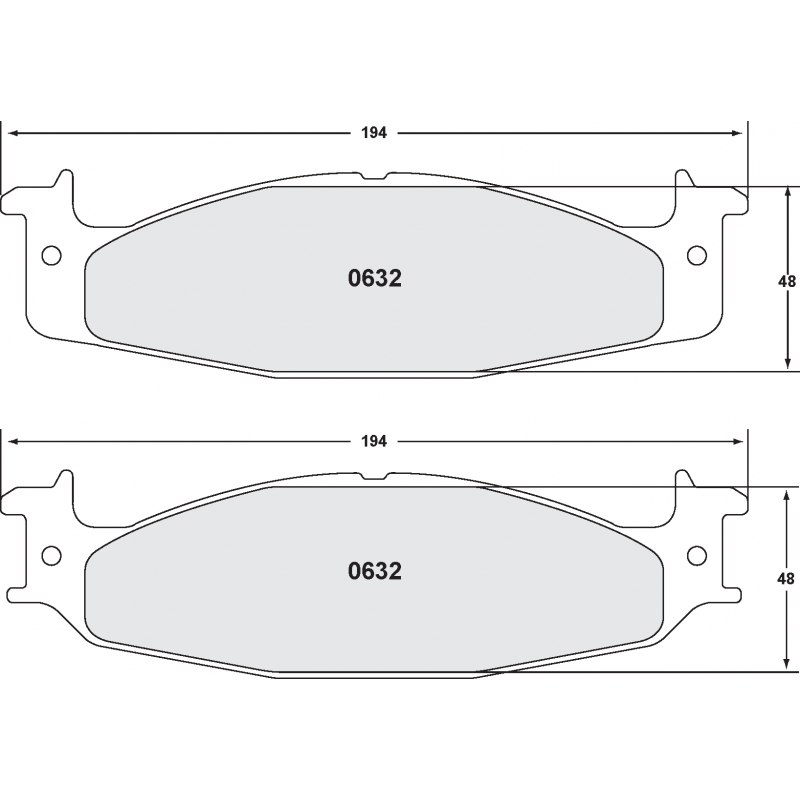 Street brake pads - PFC