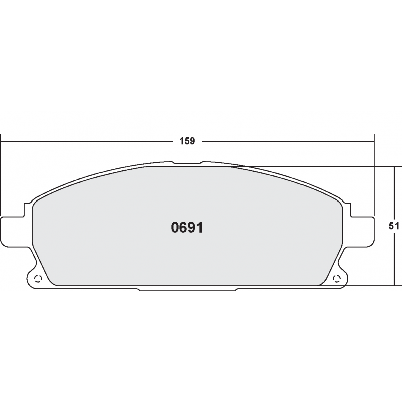 Street brake pads - PFC