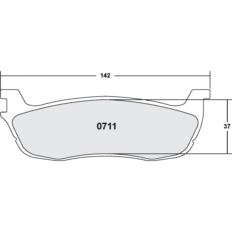 Street brake pads - PFC