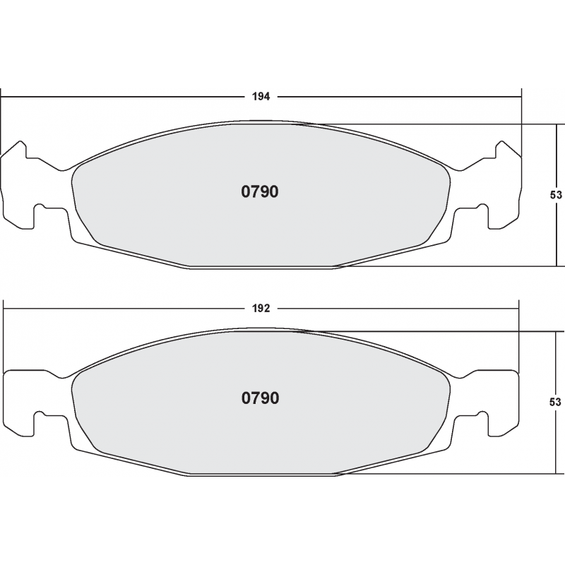 Street brake pads - PFC