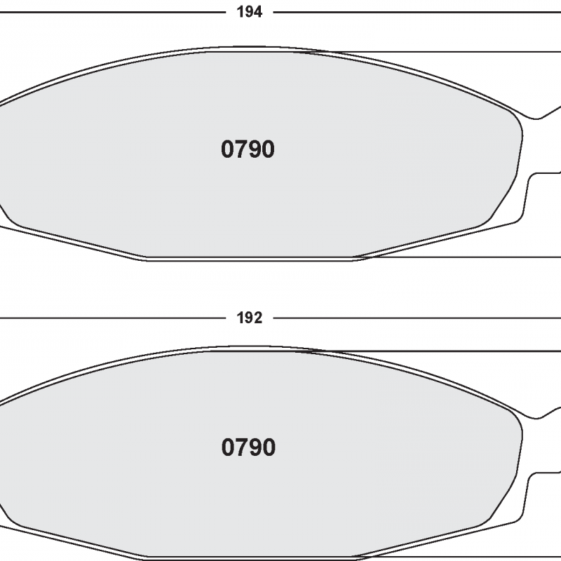Street brake pads - PFC