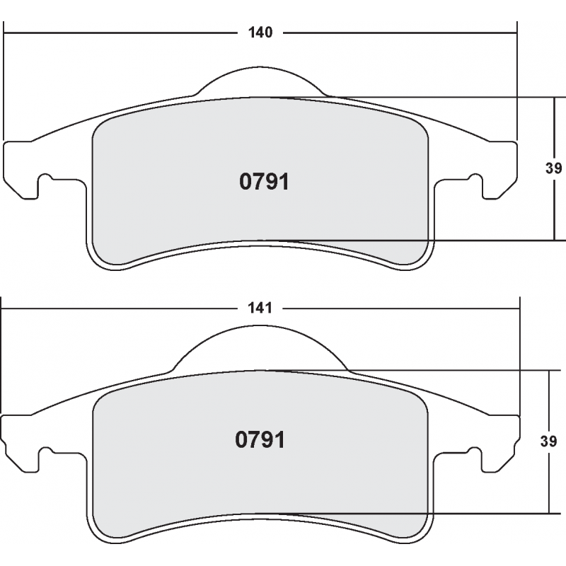 Street brake pads - PFC